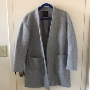 Oversized grey jacket